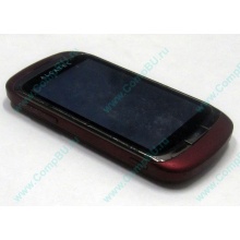 Красно-розовый телефон Alcatel One Touch 818 (Салават)