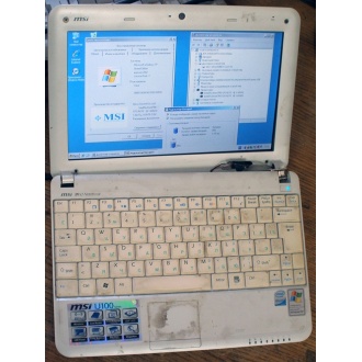 Нетбук MSI Wind U100 (Intel Atom N270 1.66Ghz /1024Mb DDR2 /120Gb /10" 1024x600) - Салават