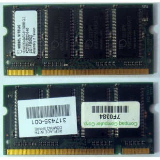 Модуль памяти 256MB DDR Memory SODIMM в Салавате, DDR266 (PC2100) в Салавате, CL2 в Салавате, 200-pin в Салавате, p/n: 317435-001 (для ноутбуков Compaq Evo/Presario) - Салават