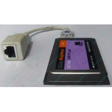 Сетевая карта для ноутбука 3COM Mehahertz 3CCFE574BT (PCMCIA) - Салават